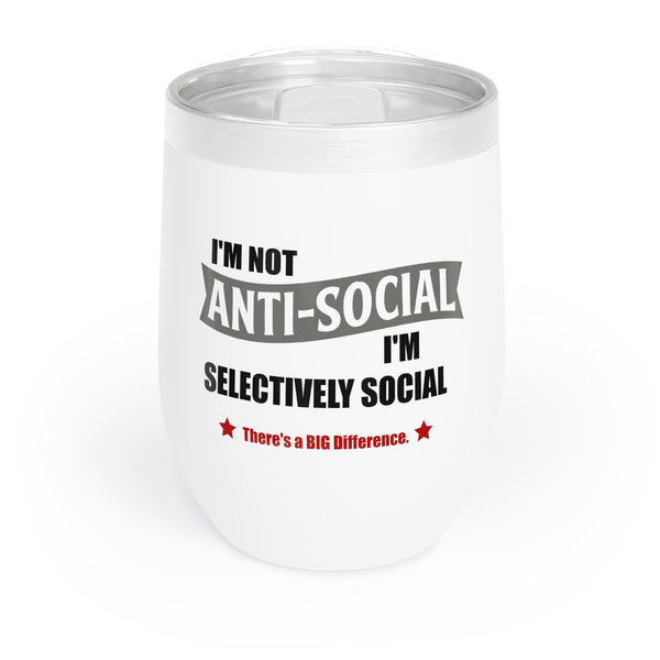 Wine Tumbler For The Selectively Social