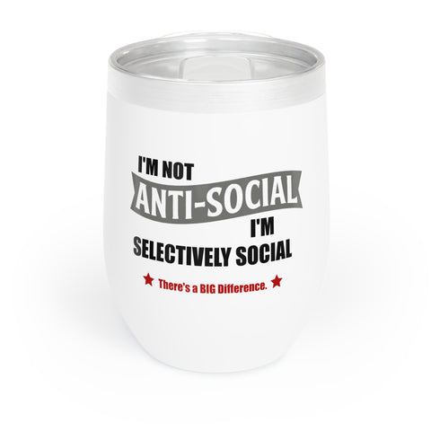 Wine Tumbler For The Selectively Social