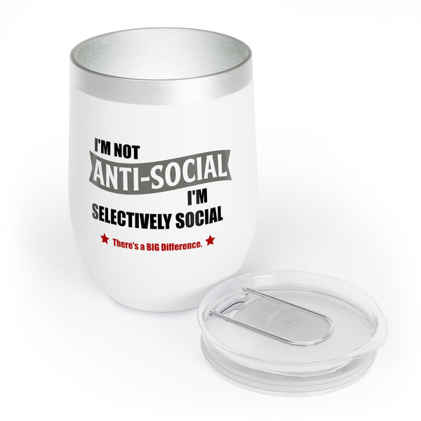 Wine Tumbler For The Selectively Social