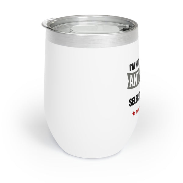 Wine Tumbler For The Selectively Social