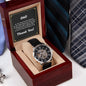 Openwork Watch (with Father-focused message card)