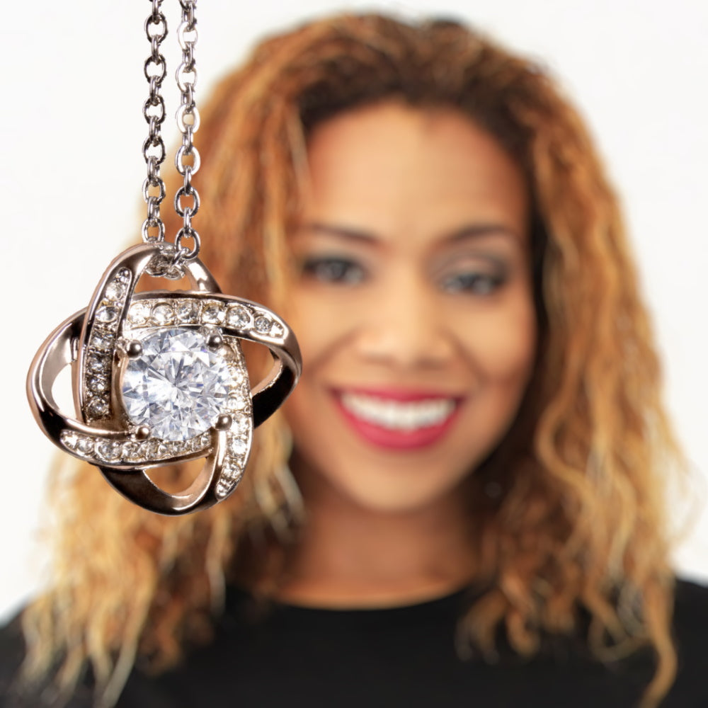 Faith, Hope & Love Knot Necklace