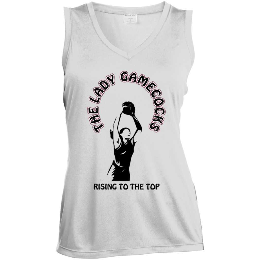 Lady Gamecocks Women's Basketball-Inspired Sleeveless Moisture Absorbing V-Neck