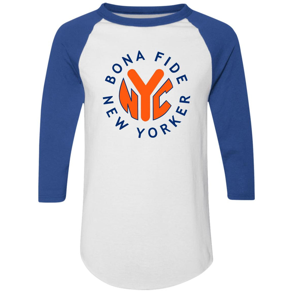 BFNY Colorblock Raglan Jersey (White/Royal)
