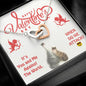 You And Me Against The World Interlocking Hearts Necklace
