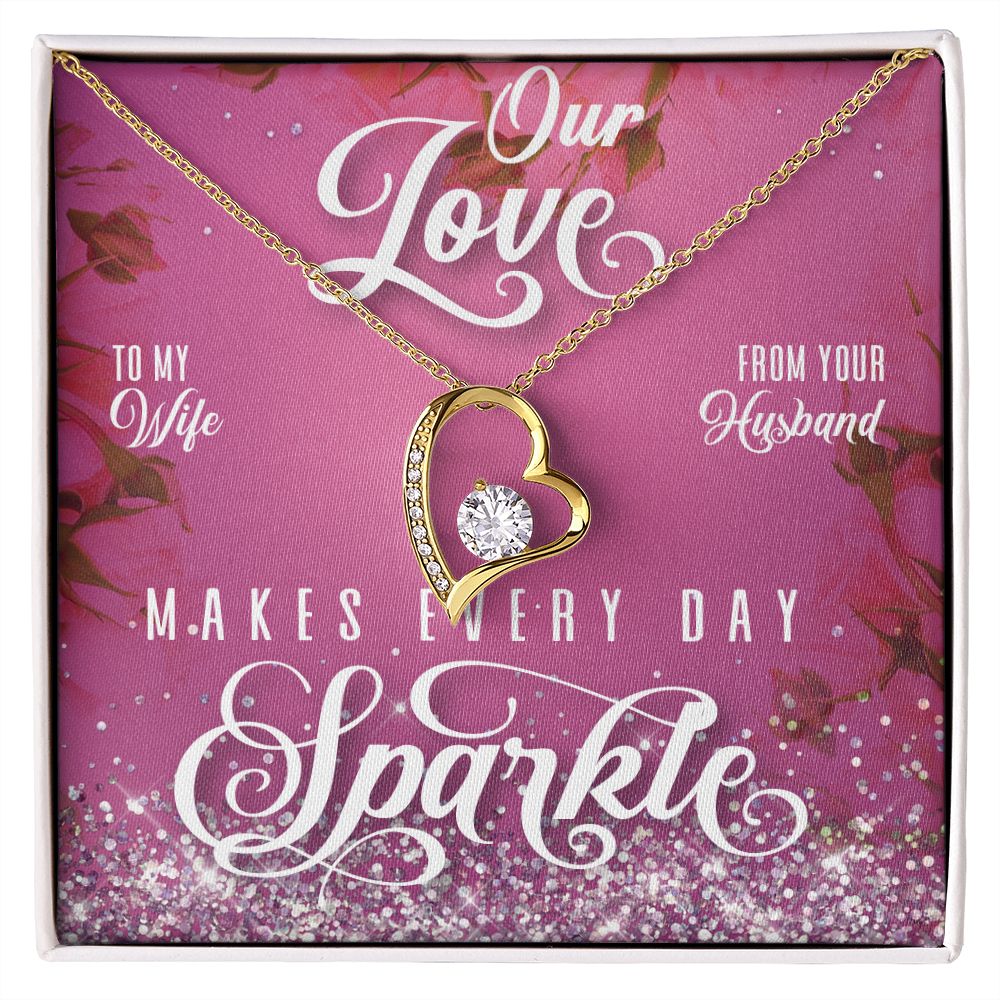 Every Day Sparkle Forever Love Necklace
