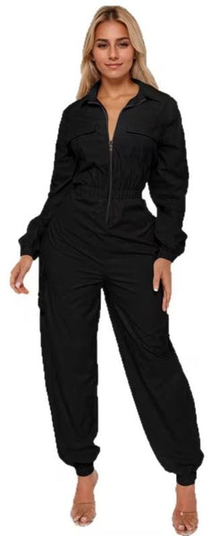 GSV-Inspired Zippered Jumpsuit
