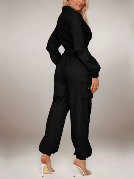 GSV-Inspired Zippered Jumpsuit