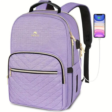 GSV-Inspired 15.6 in Laptop Backpack for Women