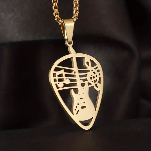 Guitar Pendant Necklace