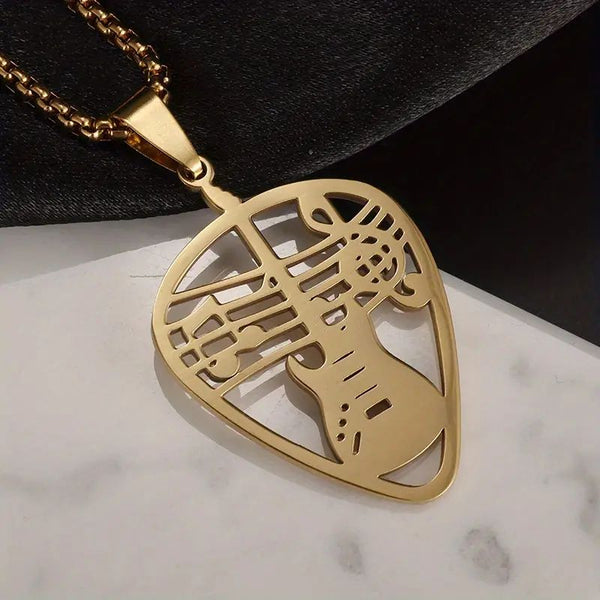 Guitar Pendant Necklace