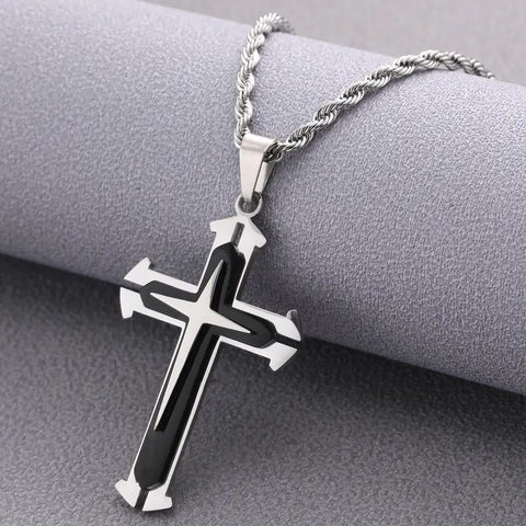 Stainless Steel Cross Necklace #1