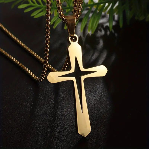 Alloy Metal Cross Necklace #2