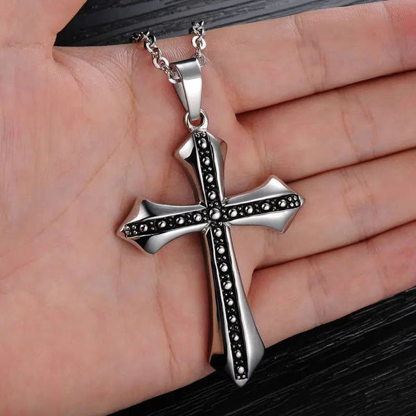 Alloy Metal Cross Necklace #3