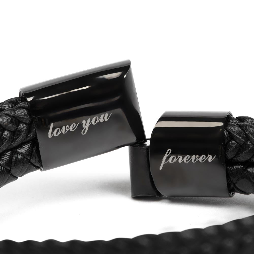 Love You Forever Bracelet (with a Father-focused message card)