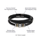 Love You Forever Bracelet (with a Father-focused message card)