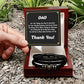 Love You Forever Bracelet (with a Father-focused message card)