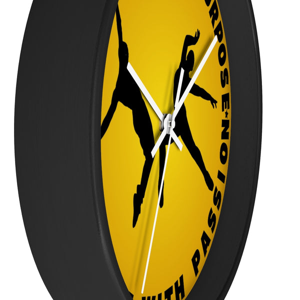 PWP Wall Clock (Black & Gold)