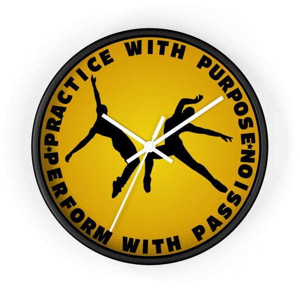 PWP Wall Clock (Black & Gold)