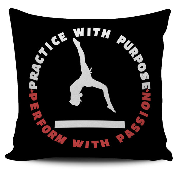 Gymnastics-Themed Throw Pillow Covers
