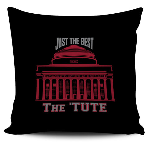 MIT-Inspired Pillow Cover (Black)