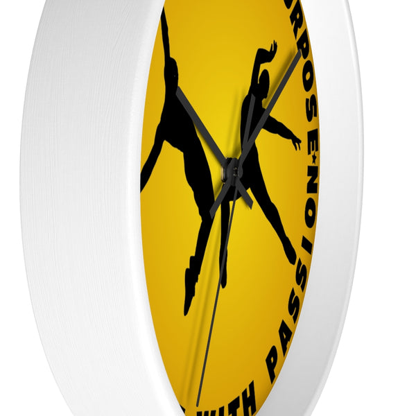 PWP Wall Clock (Black & Gold)