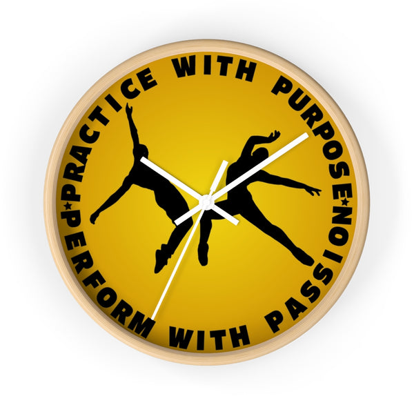 PWP Wall Clock (Black & Gold)