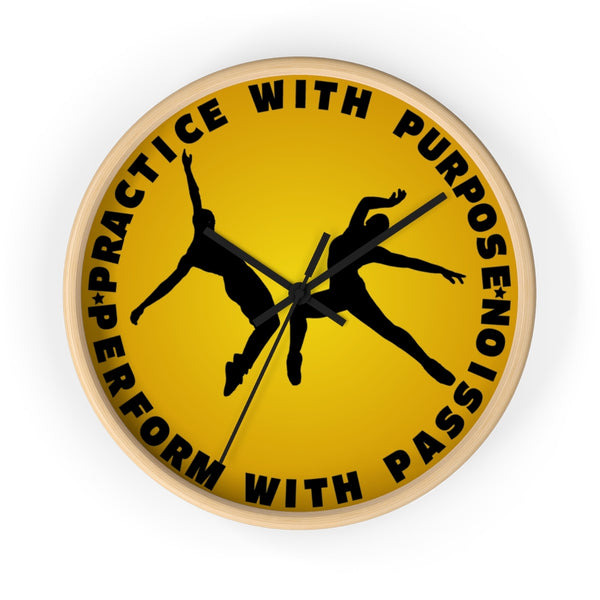 PWP Wall Clock (Black & Gold)