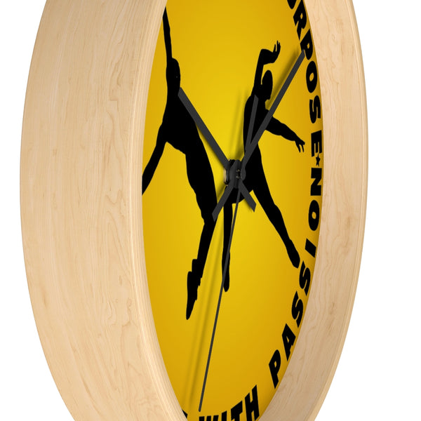 PWP Wall Clock (Black & Gold)