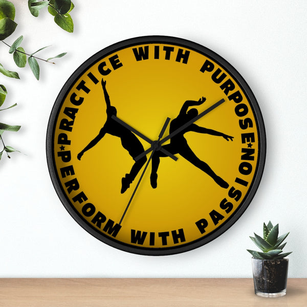 PWP Wall Clock (Black & Gold)