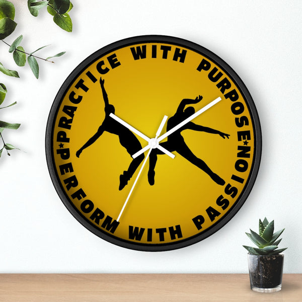 PWP Wall Clock (Black & Gold)