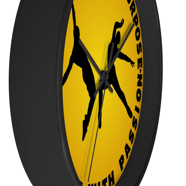 PWP Wall Clock (Black & Gold)