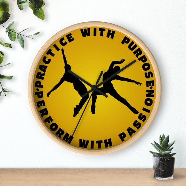 PWP Wall Clock (Black & Gold)