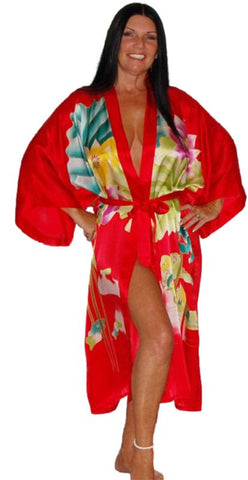 Light And Lovely Handpainted Silk Robes