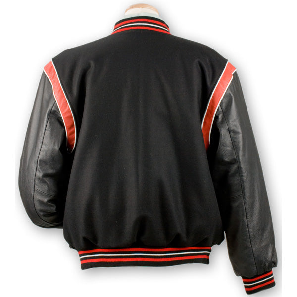 Leather/Wool Reversible Varsity Jacket