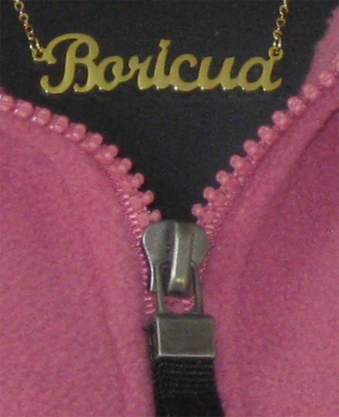 Boricua Text Necklace