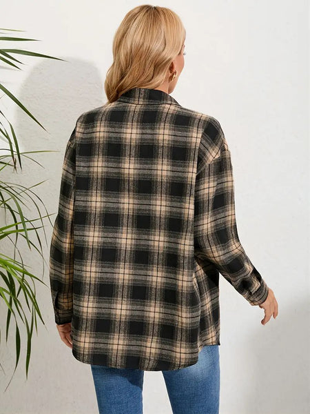 Women's Casual Plaid Shirt