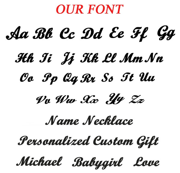 Boricua Text Necklace
