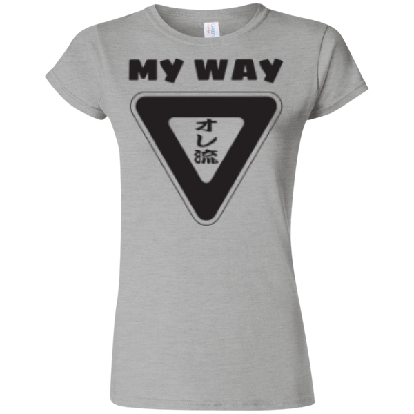 My Way (Black) Gildan Softstyle Ladies' T-Shirt