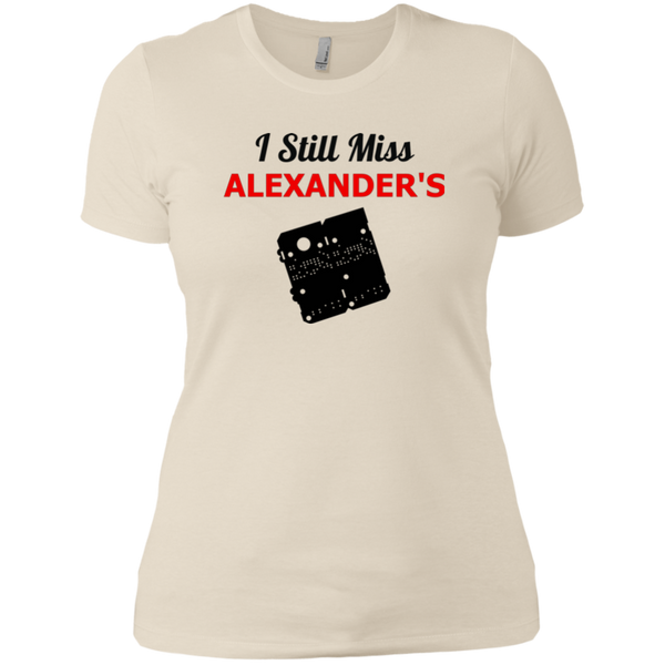 I Still Miss Alexander's Ladies' Boyfriend T-Shirt 2