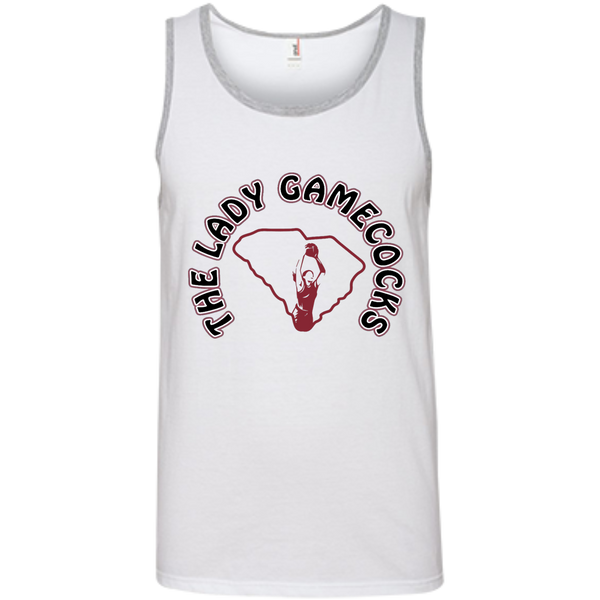 Lady Gamecocks Women's Basketball-Inspired Unisex Ringspun Cotton Tank Top
