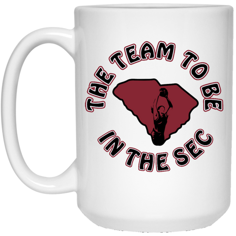 15 oz. S. Carolina The Team To Be White Mug