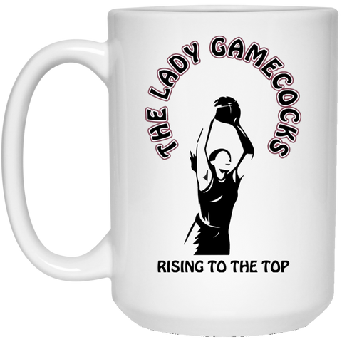 15 oz. S. Carolina Rising To The Top White Mug