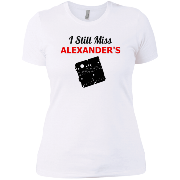 I Still Miss Alexander's Ladies' Boyfriend T-Shirt 2