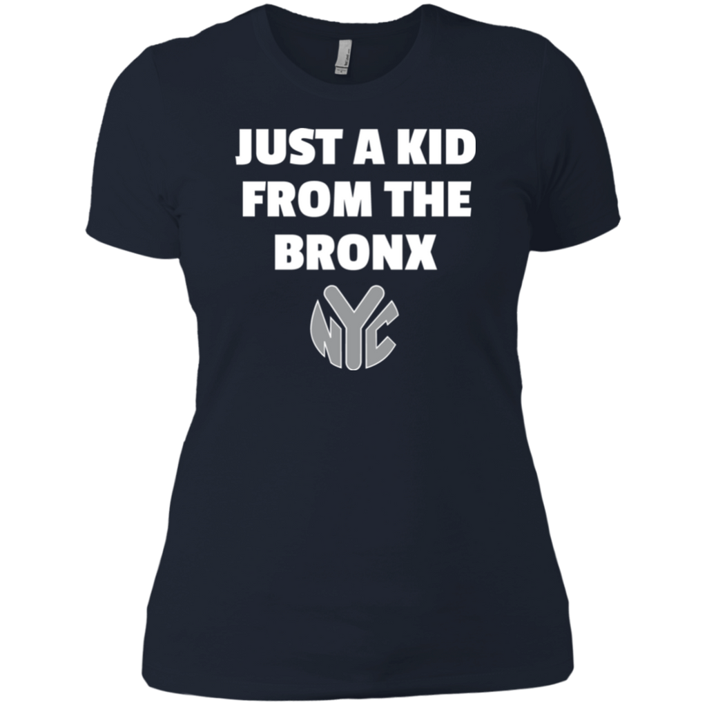 Just A Kid From The Bronx Ladies' Boyfriend T-Shirt 1