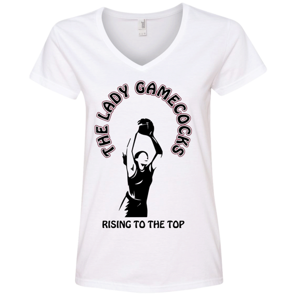 Lady Gamecocks Women's Basketball-Inspired V-Neck T-Shirt