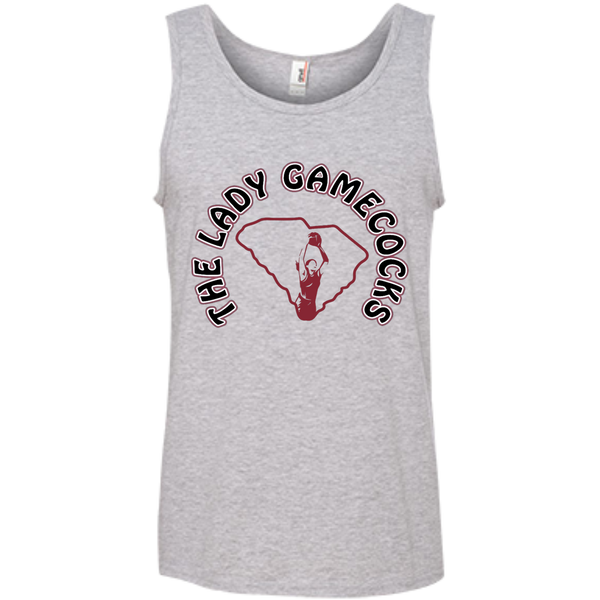 Lady Gamecocks Women's Basketball-Inspired Unisex Ringspun Cotton Tank Top