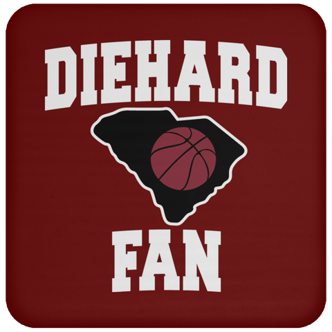 Diehard S. Carolina Basketball Fan Coaster