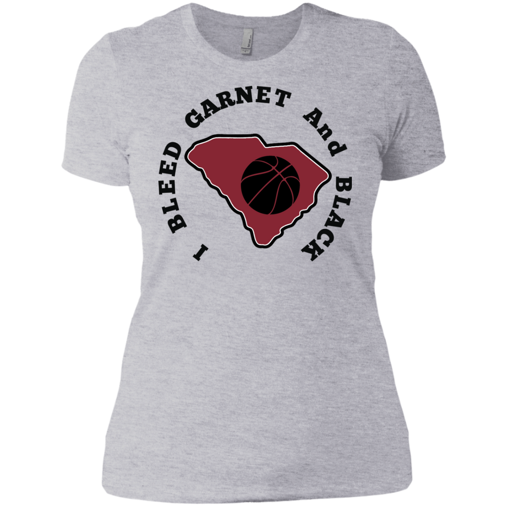 Next Level I Bleed Garnet & Black Ladies' Boyfriend T-Shirt