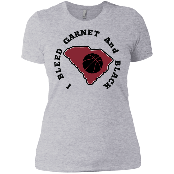 Next Level I Bleed Garnet & Black Ladies' Boyfriend T-Shirt